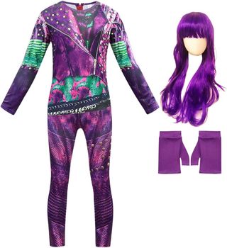 Dress Up Descendientes del Mal B0F5Q1G1 Nuevo (talla 8-10 años) (con peluca)