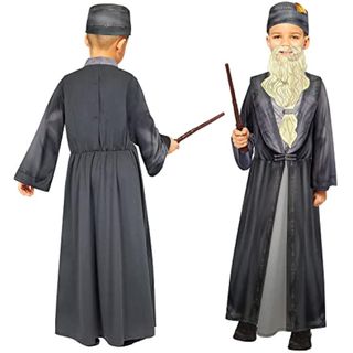 Amscan Disfraz Harry Potter Dumbledore talla M , Nuevo (talla 4-6 años)