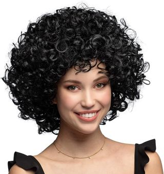 Boland Peluca negra Mujer disfraz Nuevo