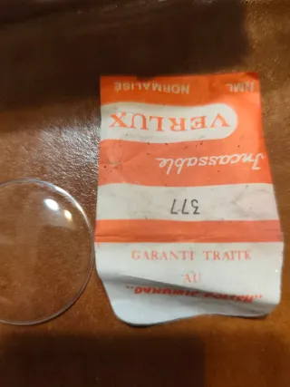 Vetro orologio Verlux Incassable Normalisé