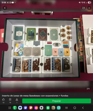 Inserto / Organizador Deluxe para Speakeasy