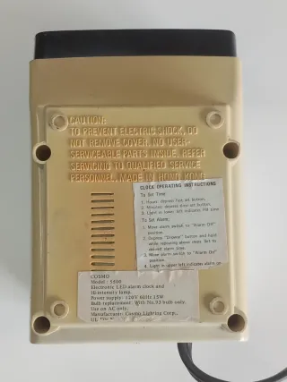 Radio sveglia Vintage Cosmo