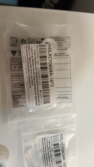 Aros Silicona Dilatadores Blancos