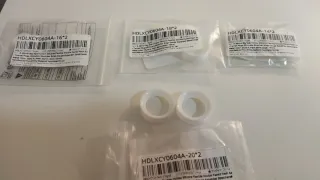 Aros Silicona Dilatadores Blancos