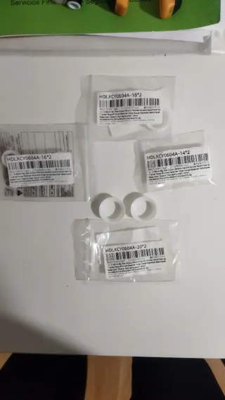 Aros Silicona Dilatadores Blancos