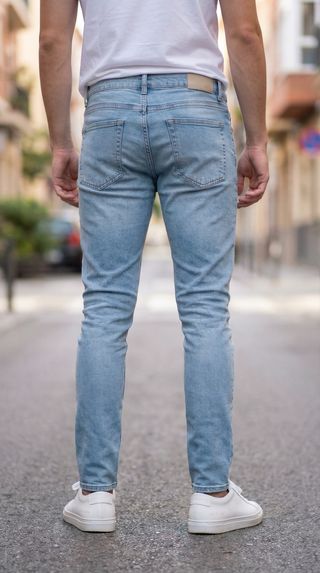 Vaqueros ZARA Slim Fit Azules - T: EUR 40