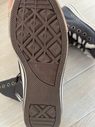 Converse All Star Stivali Pelliccia Marrone