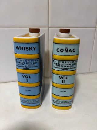 Botellas Porcelana Don Quijote de la Mancha