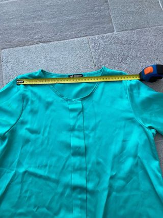 Maglietta Mixeri color verde acqua con fiocchi