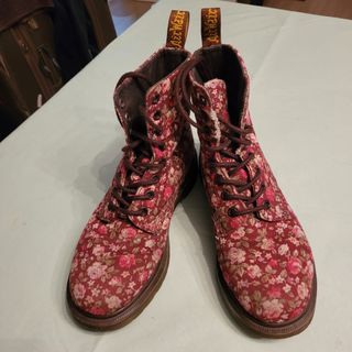 Botas Dr. Martens Talla 37 diseño floral vintage