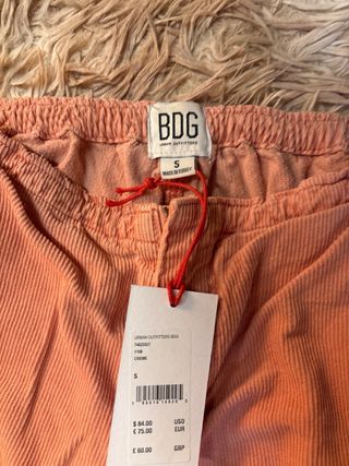 Pantalones BDG Talla S Color Salmon