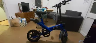 Bicicleta eléctrica Trelago azul