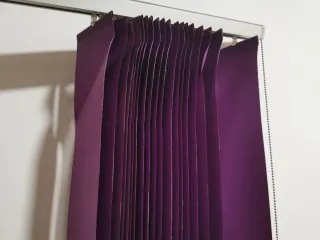 Estores plegables color morado