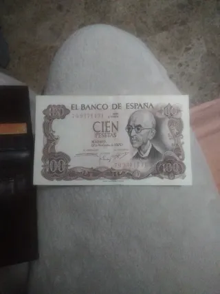 Billete 100 Pesetas España 1970