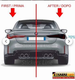 Tintado de faros/stop