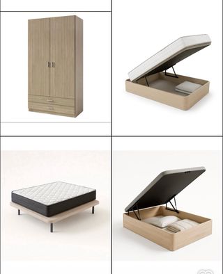 Muebles de habitación canapes colchones armarios