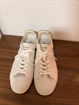 Zapatillas Lacoste Blancas y Verdes
