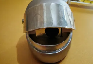 Temperamatite Casco Moto Argento