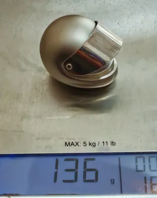 Temperamatite Casco Moto Argento