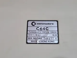 Commodore C 64 Con Datassette Senza Alimentatore