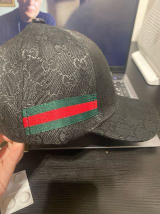 Cappello monogram nero GG