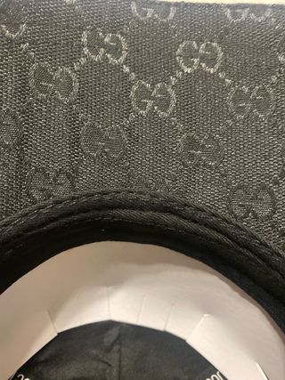 Cappello monogram nero GG