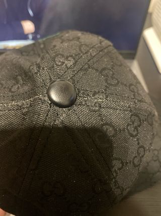 Cappello monogram nero GG