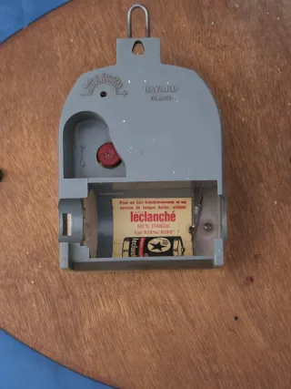 Orologio da parete Bayard vintage rosso