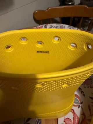 Botas Crocs Amarillas Talla 42