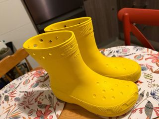 Botas Crocs Amarillas Talla 42