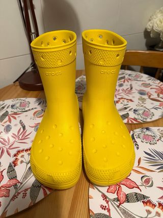 Botas Crocs Amarillas Talla 42