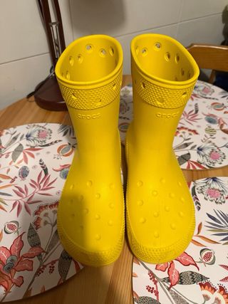 Botas Crocs Amarillas Talla 42