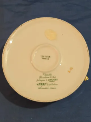 Scatola Portagioie Limoges France Porcellana