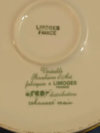 Scatola Portagioie Limoges France Porcellana