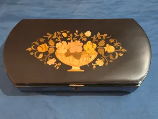 Cofanetto Scatola Musicale Carillon Portagioie