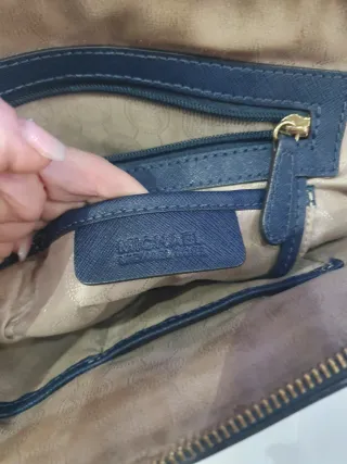 Borsa Michael Kors Pelle Saffiano Blu