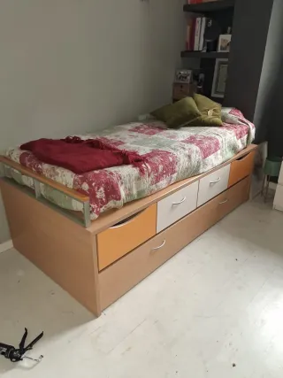 Cama nido con 2 colchones