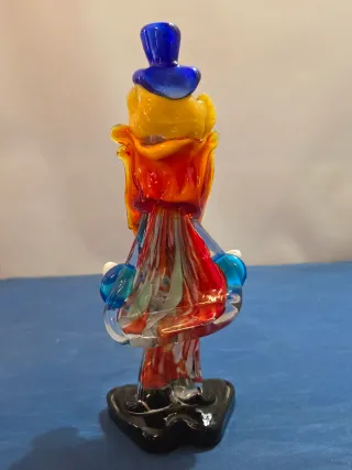 Pagliaccio Scultura Vetro Murano Vintage