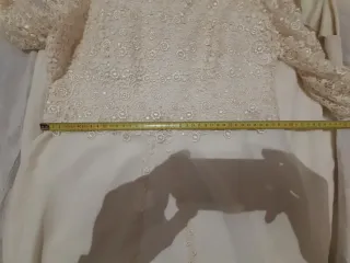 Abito Sposa Seta Raso Pizzo