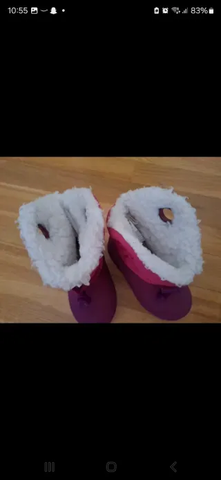 Botas de nieve para niña número 22-23