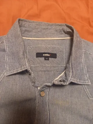 Camisa manga corta rayas hombre Talla M