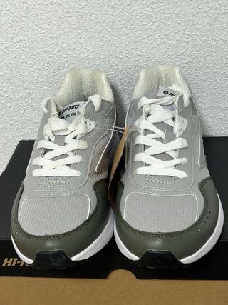 Zapatillas Hi-Tec grises y verde talla 40
