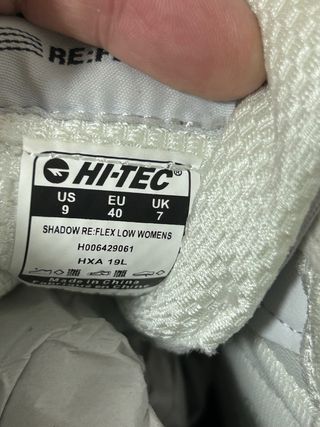 Zapatillas Hi-Tec grises y verde talla 40