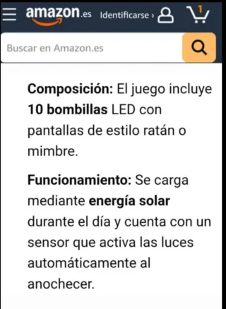 Luces Led Se Encienden Solas Al Anochecer ( Nuevo)