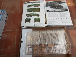 Maqueta Camión Carga Soviet GAZ-AAA 1:35