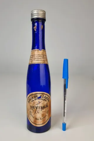 Botella antigua Agua de Azahar La Giralda Sevilla