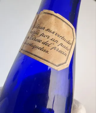 Botella antigua Agua de Azahar La Giralda Sevilla