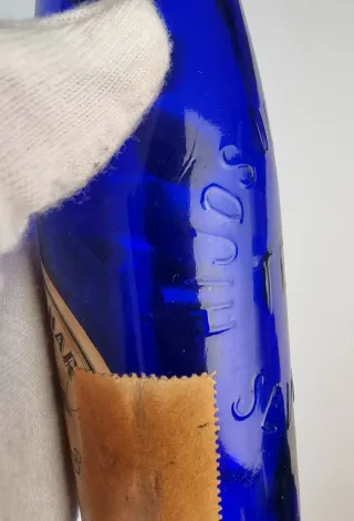 Botella antigua Agua de Azahar La Giralda Sevilla