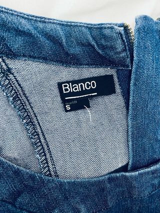 Vestido vaquero con cremallera