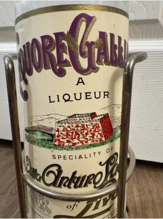 Botella Sambuca di Galliano Livorno vintage